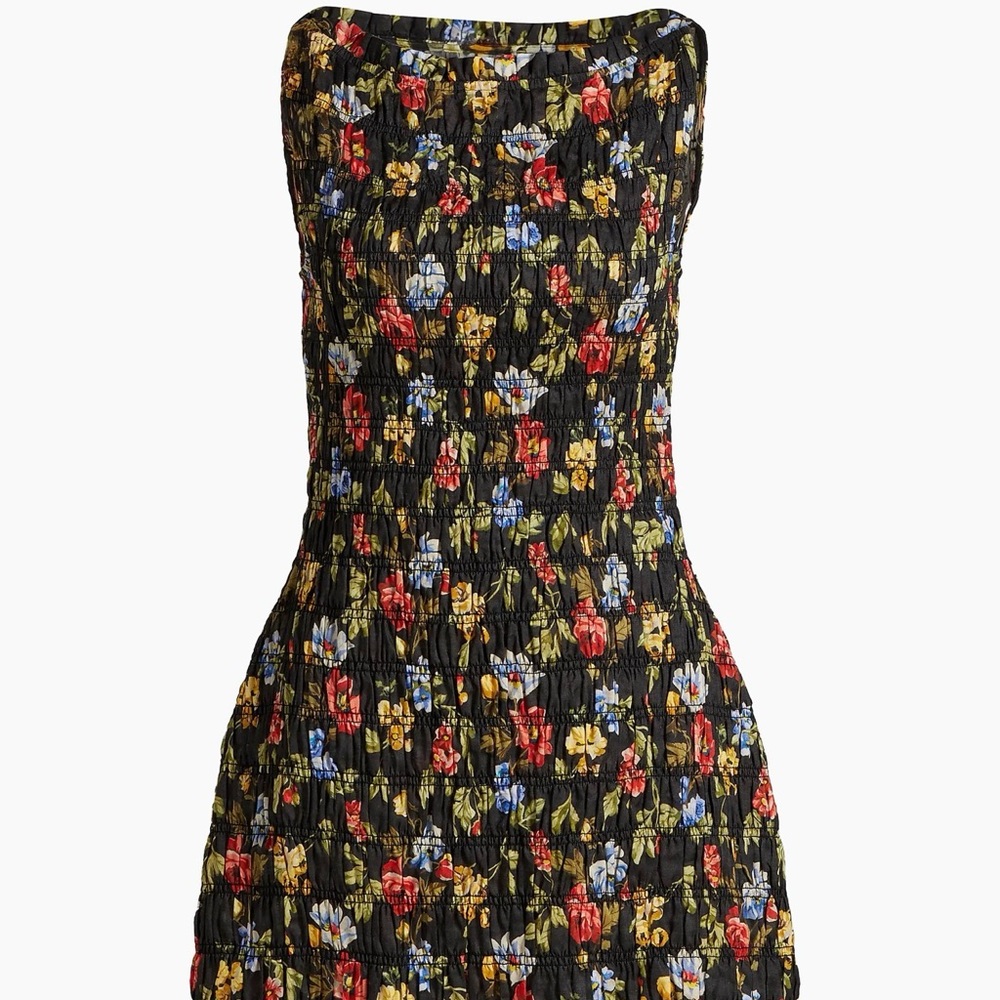 Doen Gianna Floral Smocked Minidress NEW with tags on